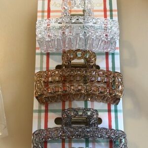 Hair Claw Clips Set Of 3